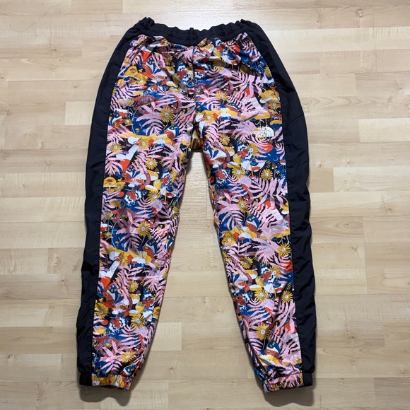 The North Face Pants - The North Face Floral Print Track Pants with Black Side Panels